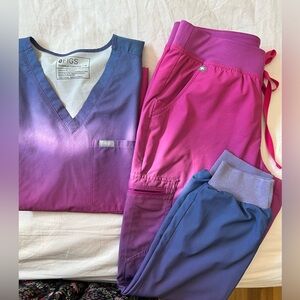 Figs ombré scrubs